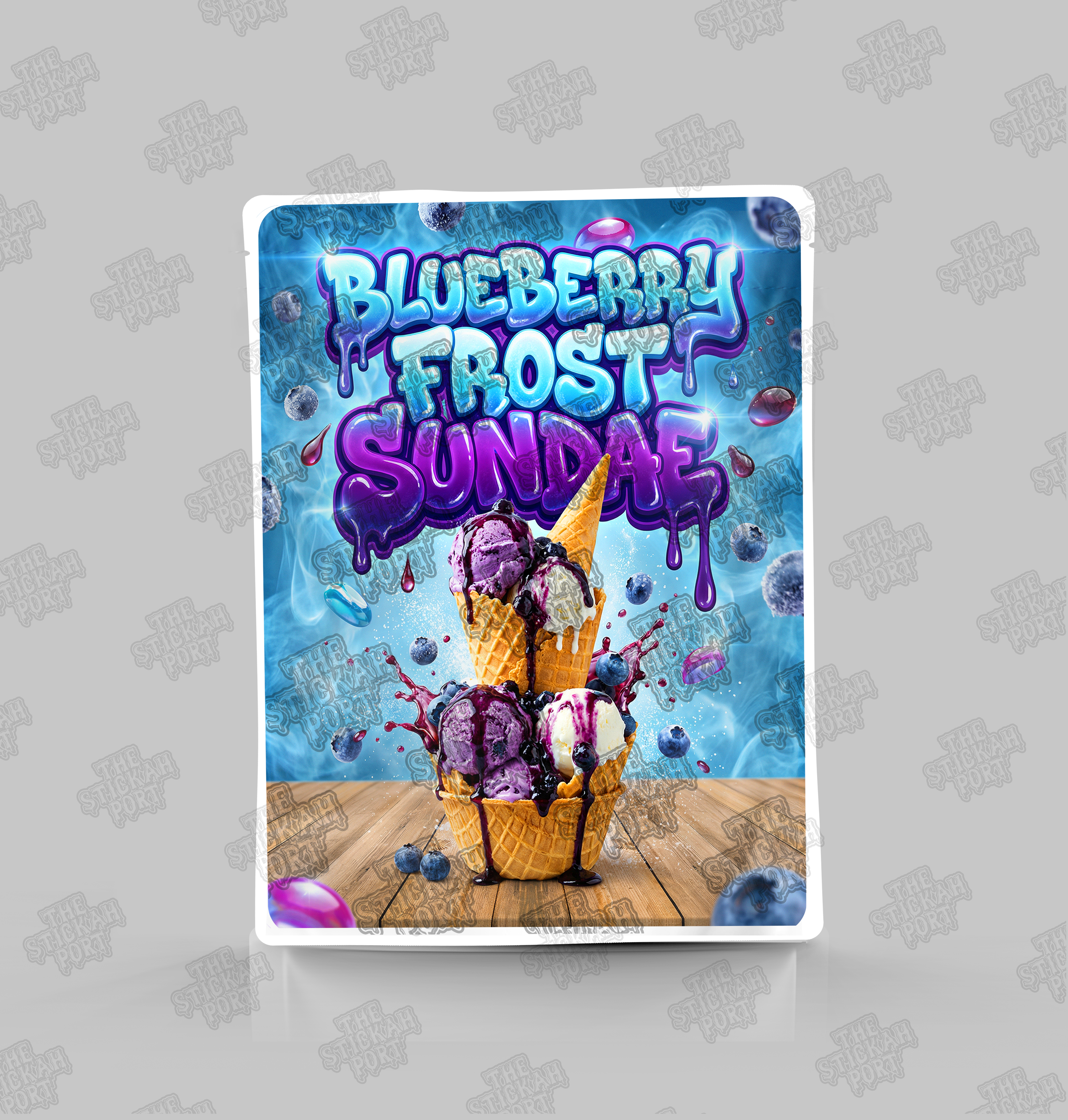 Blueberry Frost Sundae