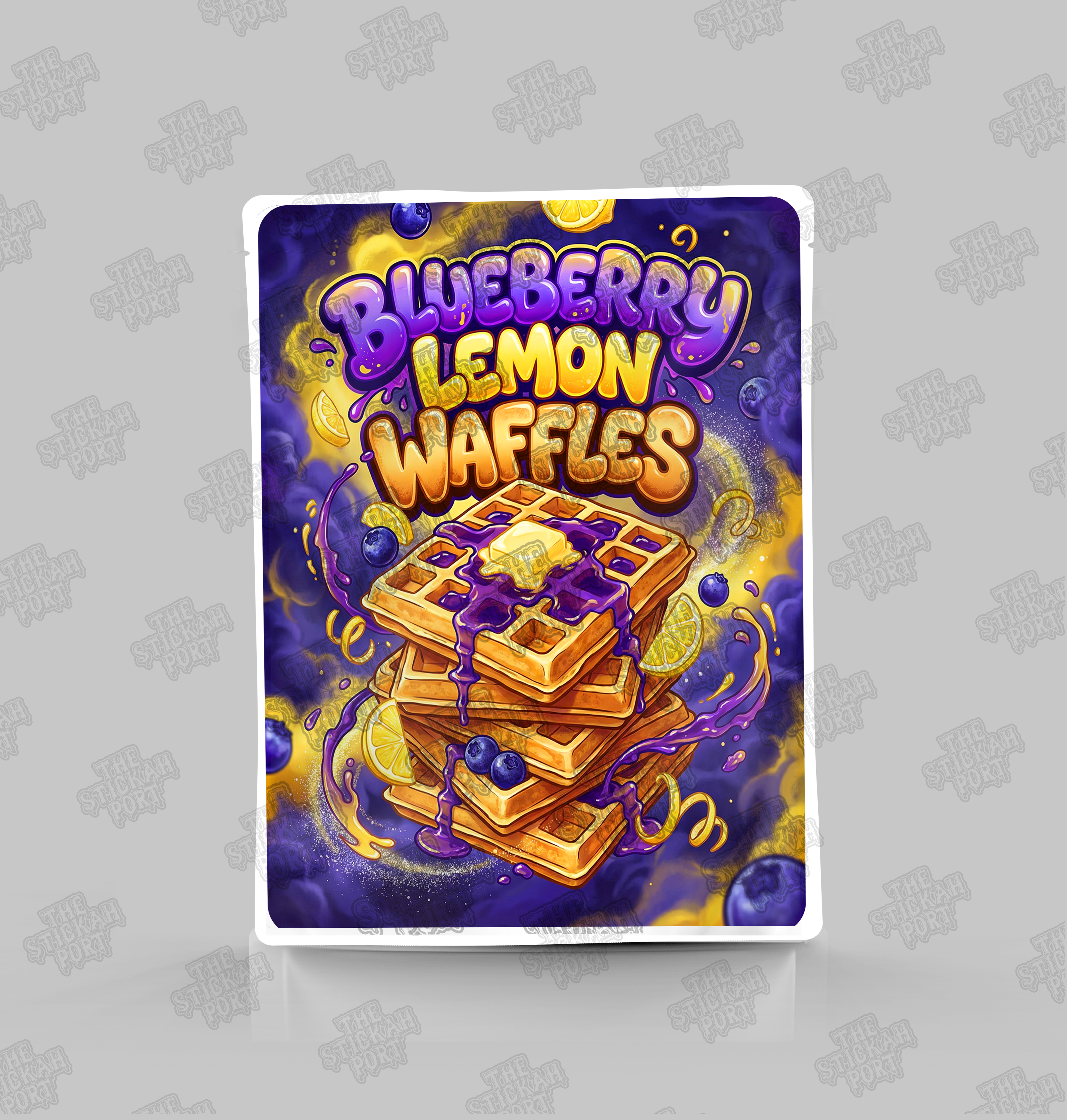 Blueberry Lemon Waffles