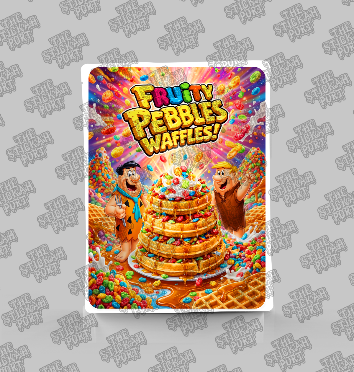 Fruity Pebbles Waffles