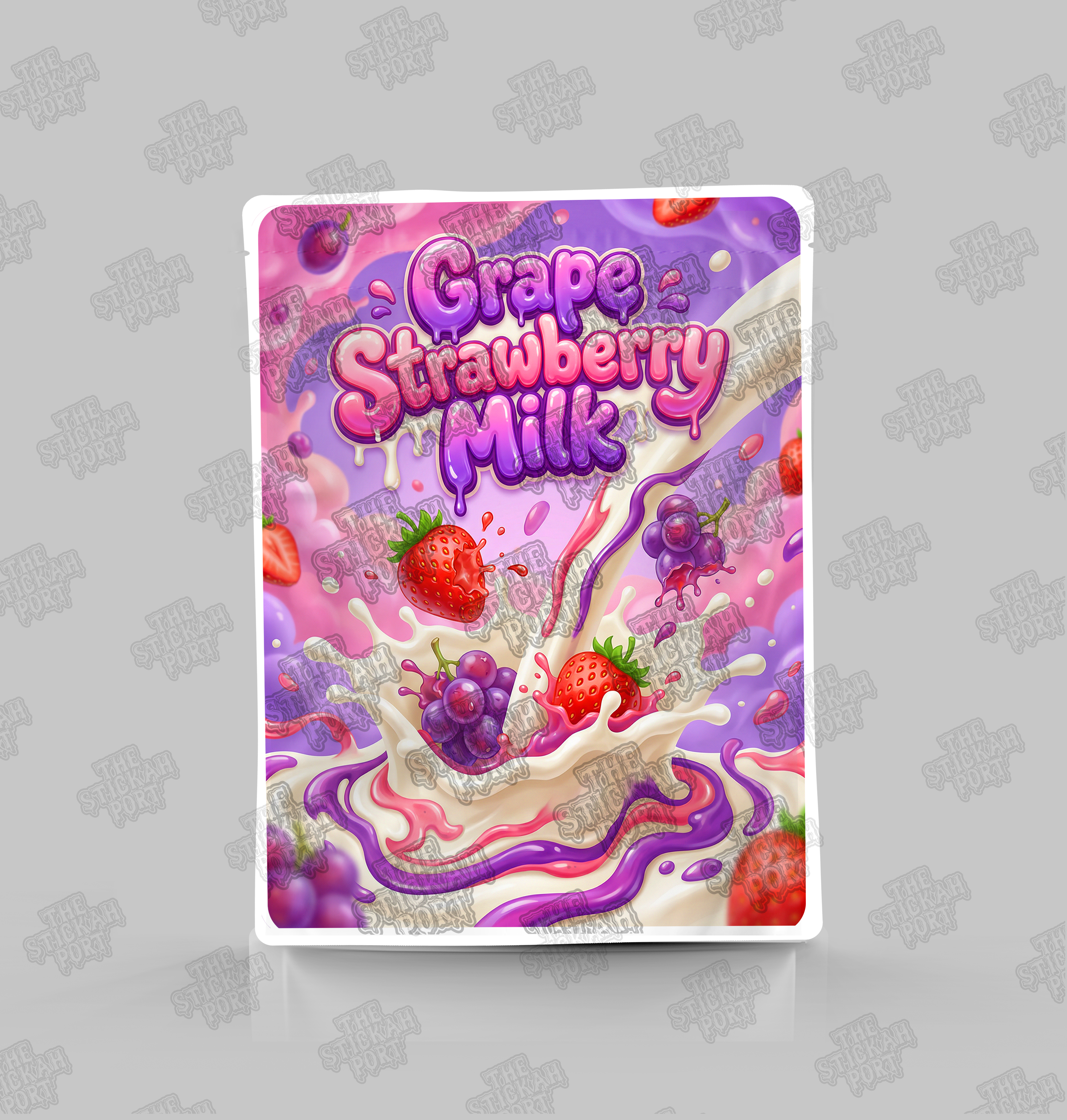 Grape Strawberry Milk