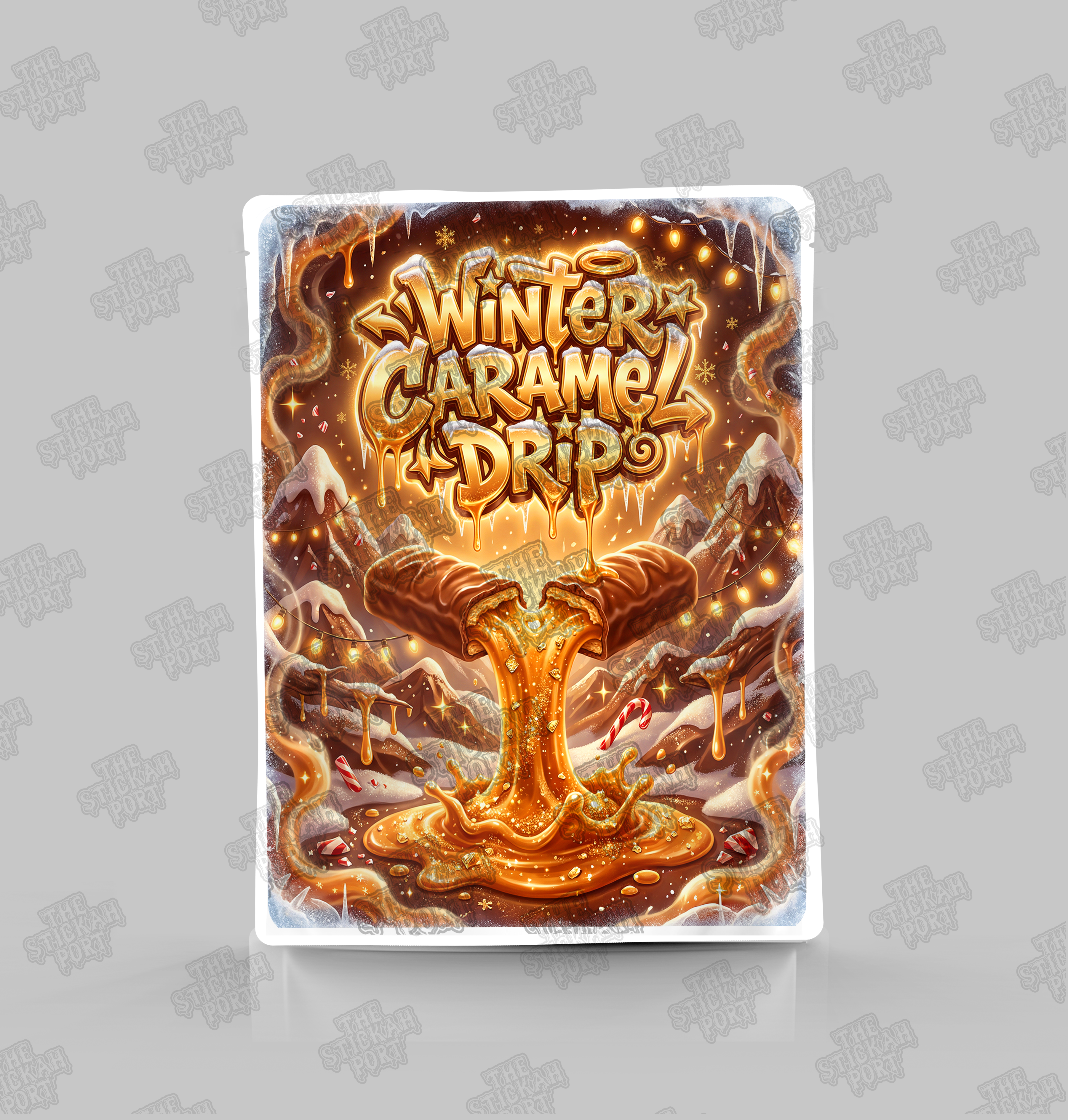 Winter Caramel Drip
